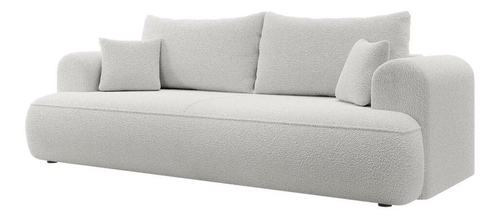 Pohovka trojsedačka Olivo S (světle šedá + černá)