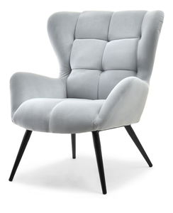 Křeslo Kikino (šedá + černá)