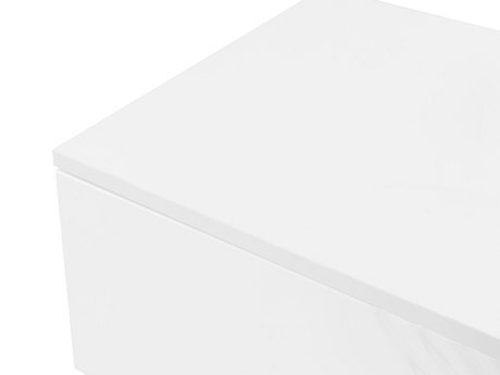 Obývací stěna Madrealla II (bílá + lesk bílý + zlatá)