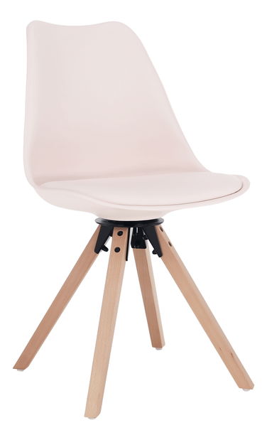 Otočná židle Dolena (perlová ekokůže)