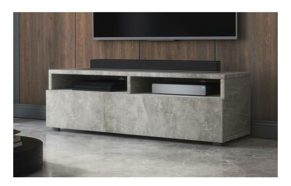 TV skříňka/stolek Redcan 100 (s osvětlením) (beton)