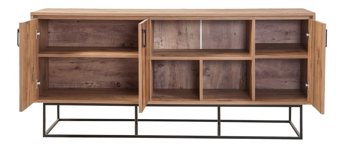 Skříňka Quanto 751 (atlantická borovice + černá)