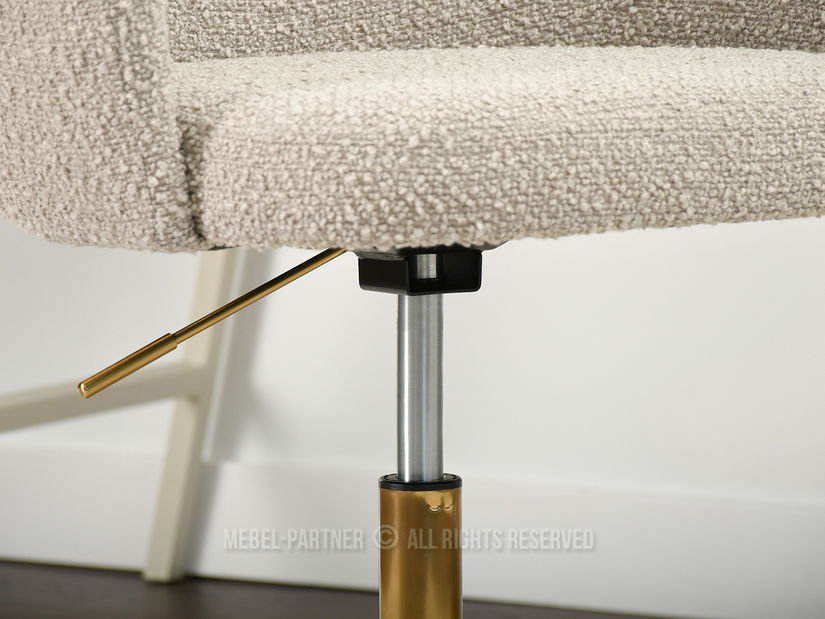 Křeslo Lolo (béžová + zlatá)