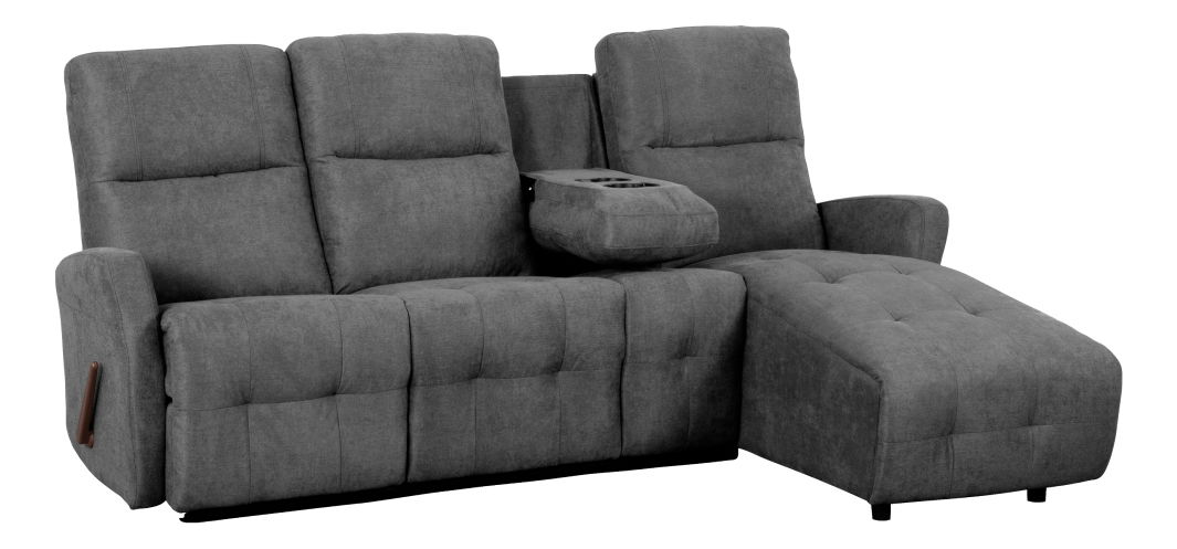 Nastavitelná sedací souprava rohová Toran (tmavě šedá) (P) 