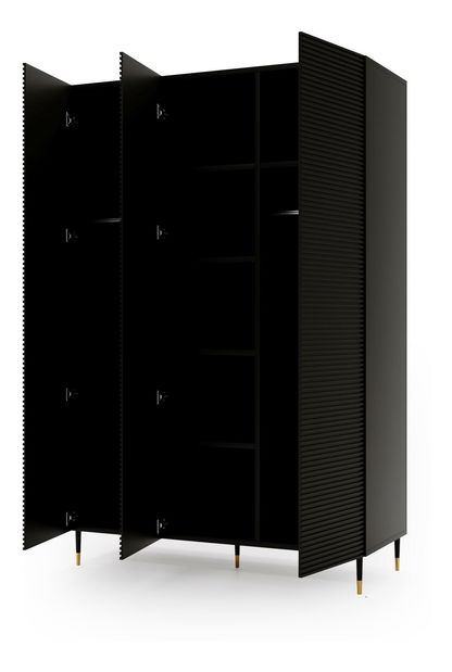 Šatní skříň Imperotta I07 (černá)