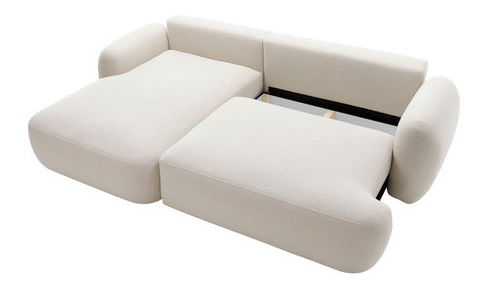 Rohová sedací souprava Monty (tmavobéžová)