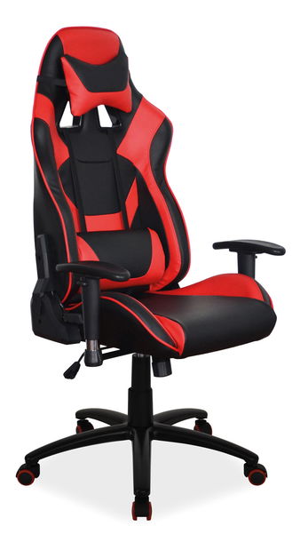 Kancelářské křeslo Southery (černá + červená)