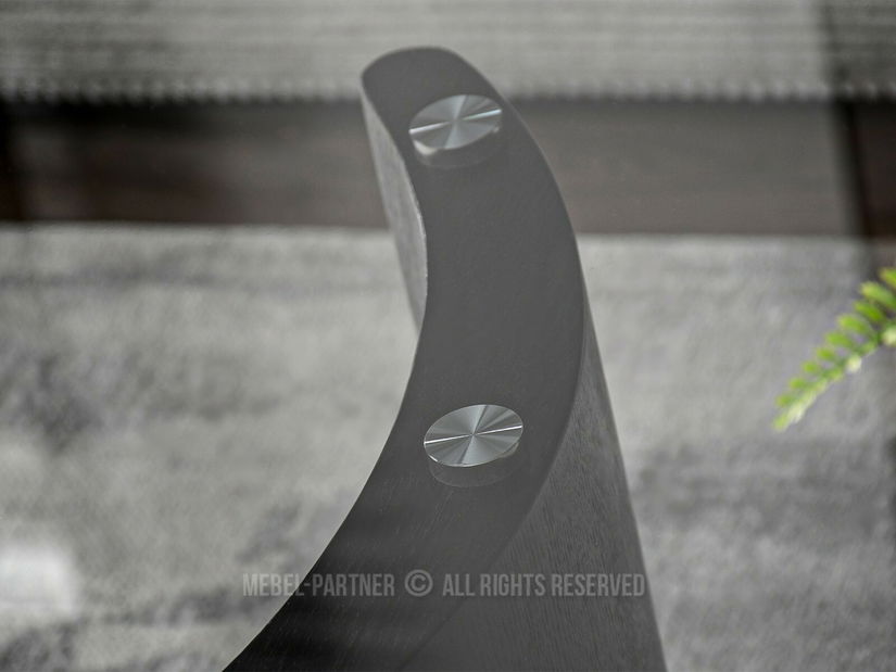 Konferenční stolek Sue (kouřové sklo + černá)