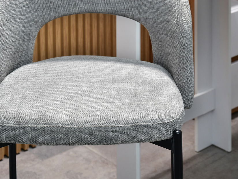 Židle Gustav (šedá + černá)