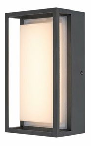 Venkovní nástěnné LED svítidlo Mendoza (bílá + antracit)