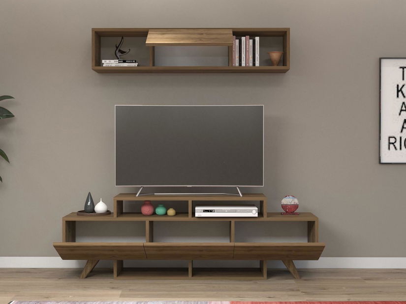 Obývací stěna Duvabu (ořech)