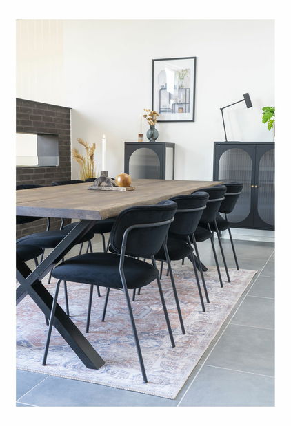 Jídelní stůl Tvameria 12 (tmavě hnědá)