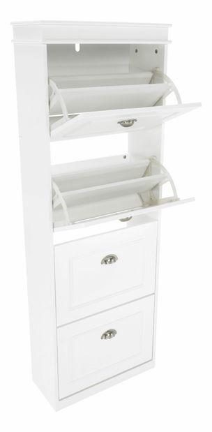 Botník 4-řadový Slebera typ 3 (bílá) *bazar