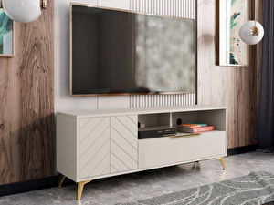 TV skříňka/stolek Semprum 1D1SZ (písková béžová)