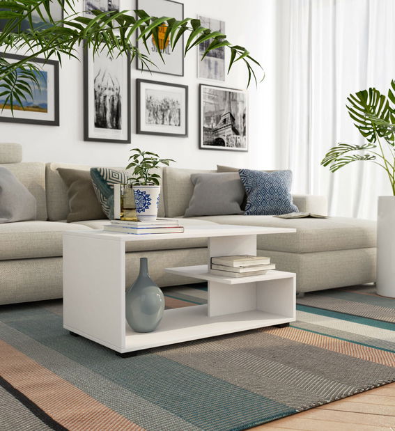 Konferenční stolek Palak (bílá)