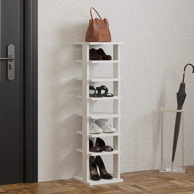 Botník (skříňka na boty) Ayaj (bílá)