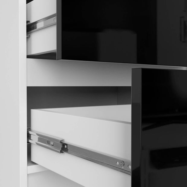 Komoda Kalista V (lesk černý)