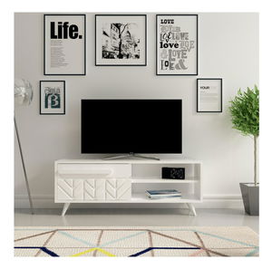 TV stolek/skříňka Venedikt (bílá)