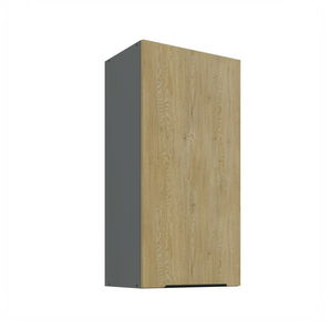 Horní kuchyňská skříňka Carminia 45 G-90 1F (dub cremona + antracit)