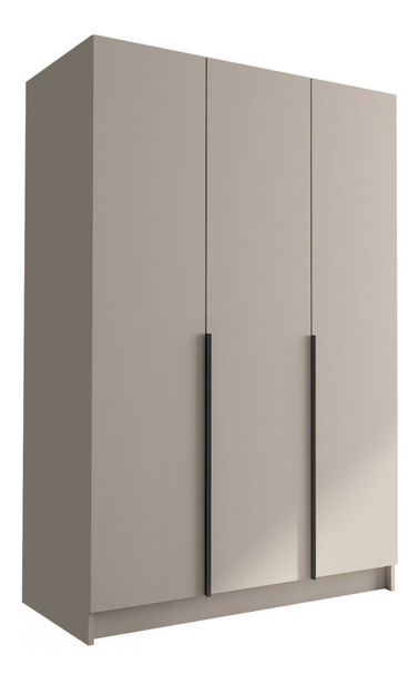 Šatní skříň Merpata I (kašmír + černá) *bazar