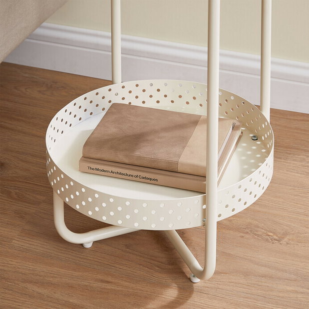 Příruční stolek Cleatinos (béžová)