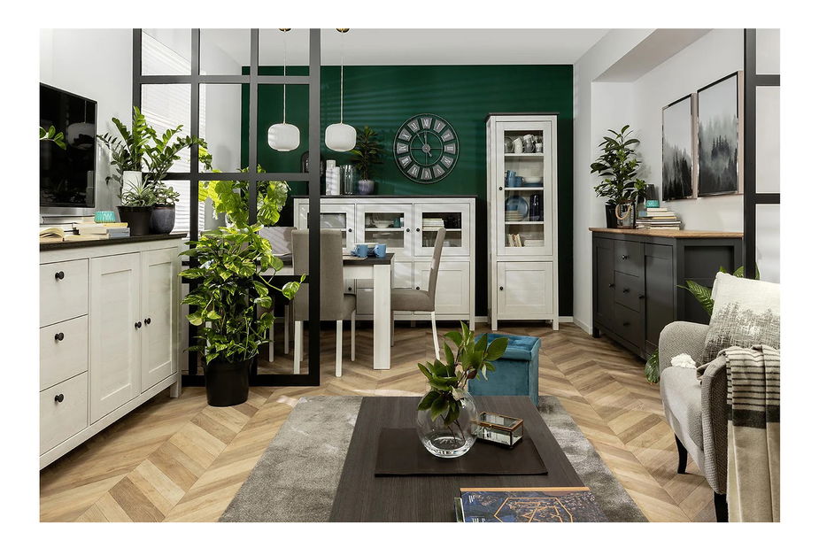 Psací stolek BRW Hesen BIU1D1S (grafit + dub artisan)