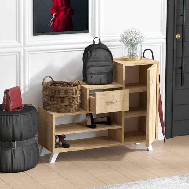 Skříňka na boty Reno (Dub safírový)