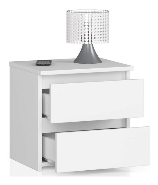 Noční stolek Cleania CL2 (bílá)