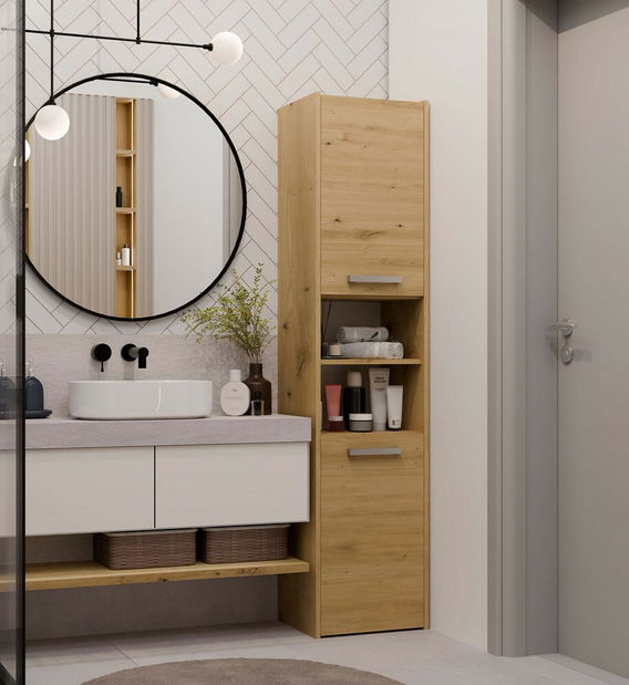 Koupelnová skříňka Samways 3 (dub artisan)