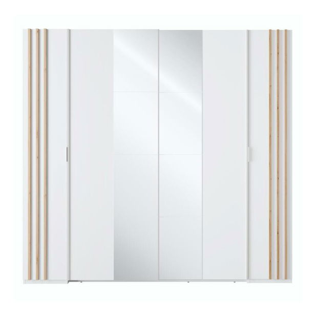 Skříň Frens (bílá + dub artisan)