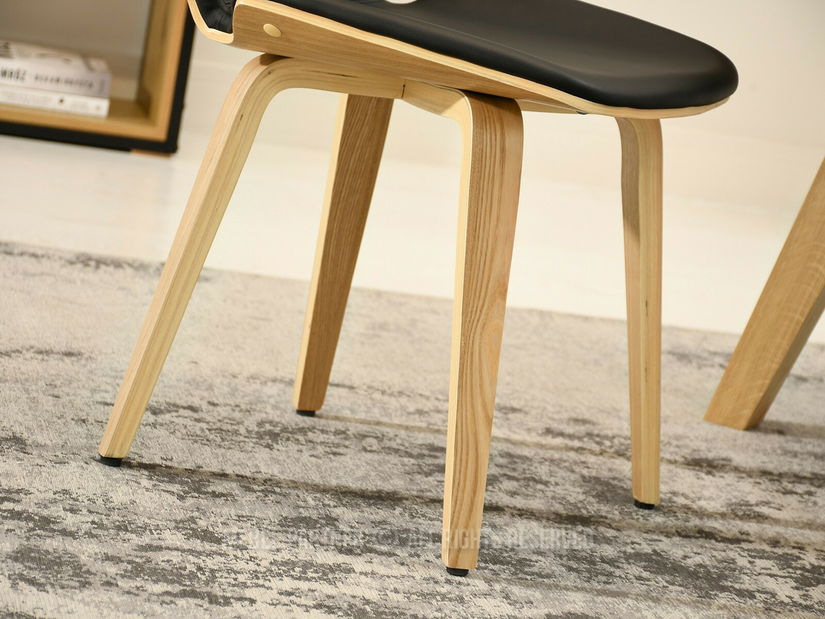 Jídelní židle Vicisitudes (černá + dub)