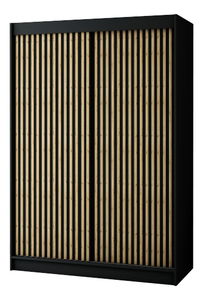 Šatní skříň 150 cm Ladonna 1 (černá matná)