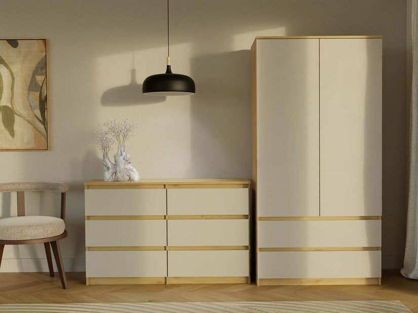 Komoda Musecalo 6 120 (antracit + kašmír)