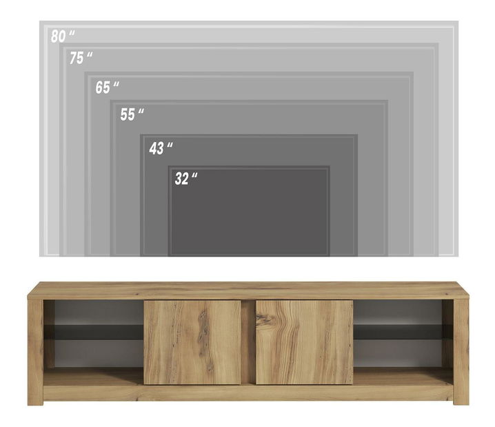 TV stolek/skříňka Adios (dub)