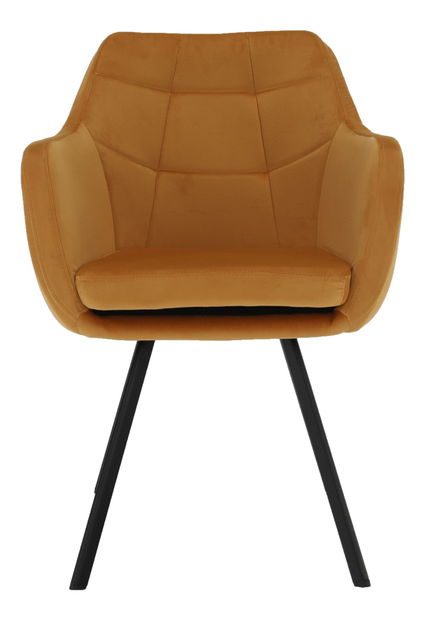 Křeslo Zela (hořčicová)