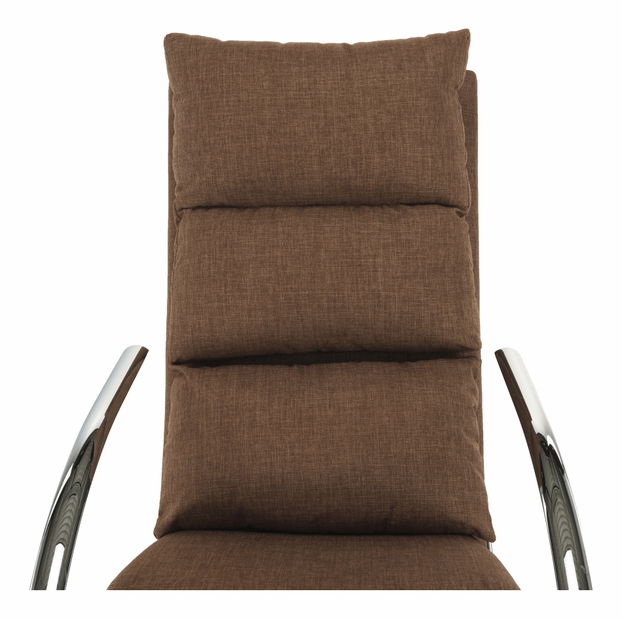 Houpací křeslo Reta (hnědá)