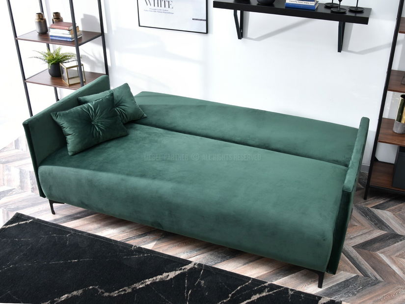 Pohovka dvousedačka Mastil (černá)