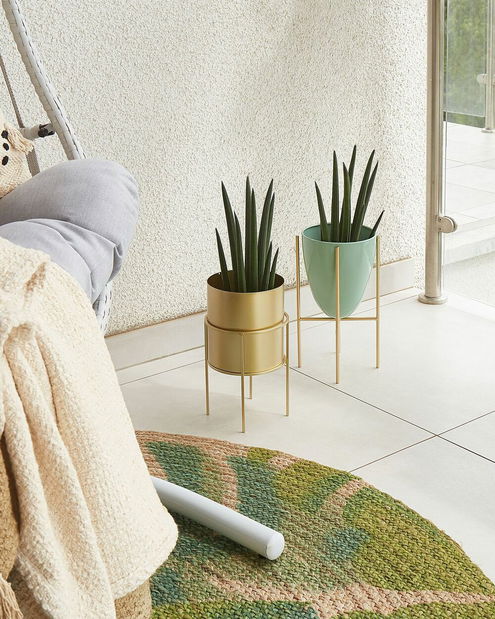 Stojanový květináč Mie (zlatá)