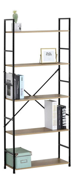 Regál Gobernara (dub + černá)