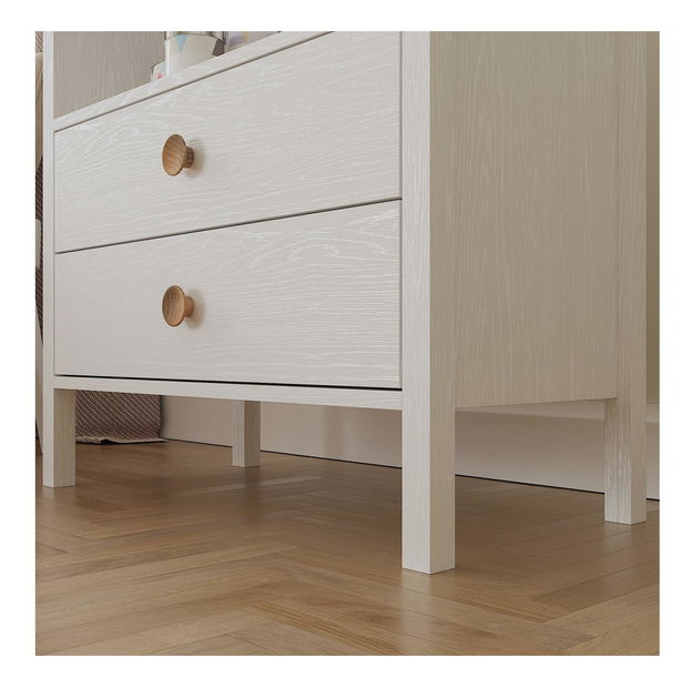 Dětská komoda Franc 16 (bílé dřevo)