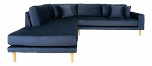 Rohová sedací souprava (L) Lvaveriaora L (tmavě modrá)