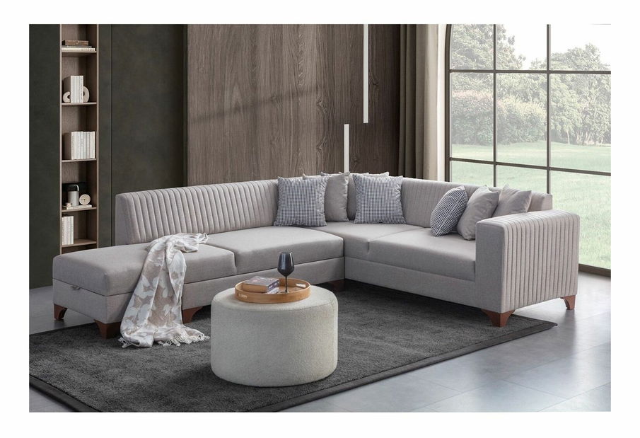 Rohová sedačka Westy (šedá) (P)