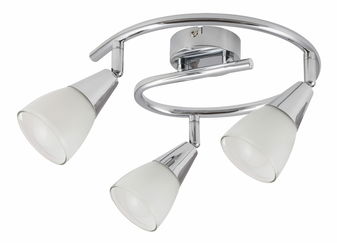 Bodové svítidlo Nicolette 6769 (chromová + bílá)
