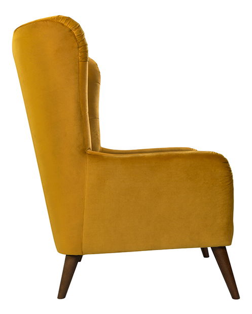 Křeslo BRW Casey ES (žlutá)