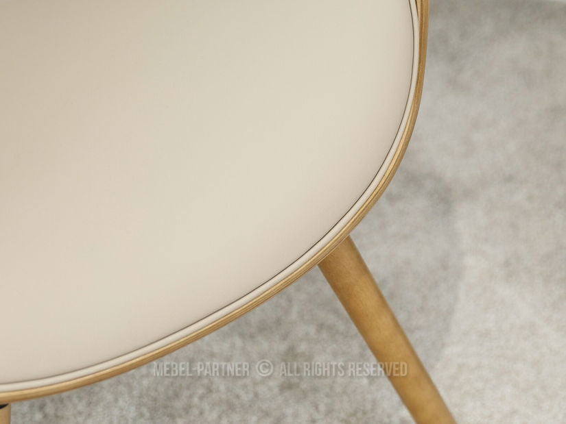 Jídelní židle Busque (béžová + dub)