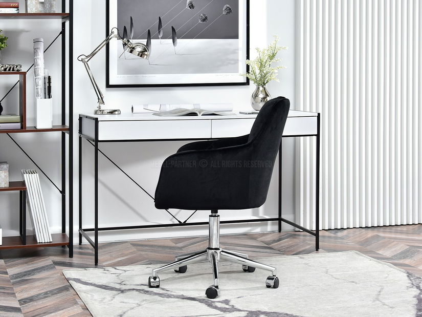 Křeslo Island (černá + chromová)