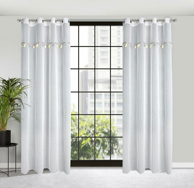 Záclona 140x250 cm Kinder (bílá)