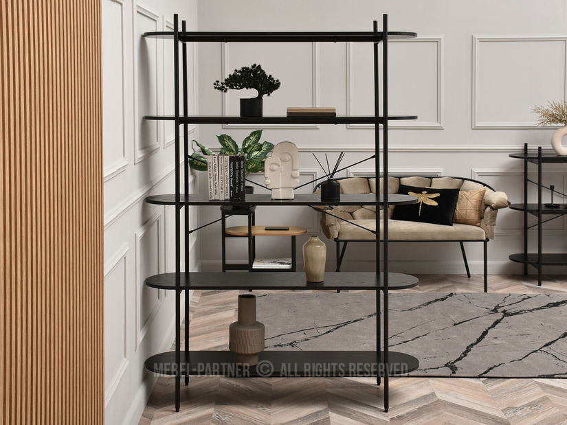 Regál Linde (černá)