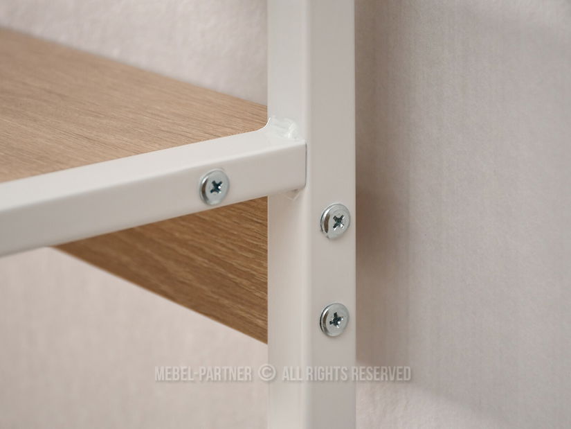 Regál Noel (sonoma + bílá)