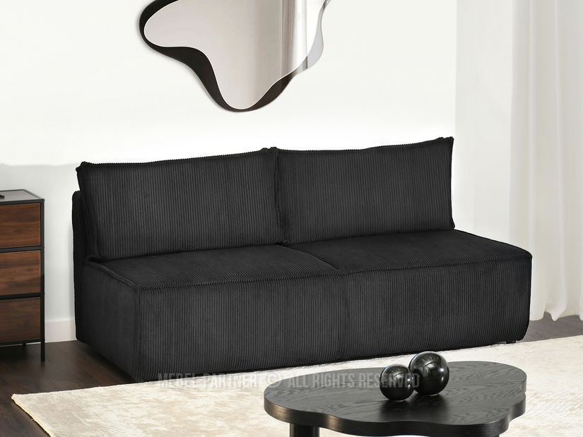 Pohovka dvousedačka Nazismo (černá)